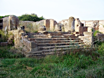 Asklepios Tempel in Ostia.